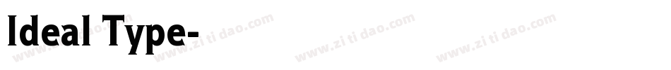 Ideal Type字体转换